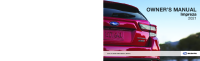 Subaru Impreza - Owners manual 2021 EN 
